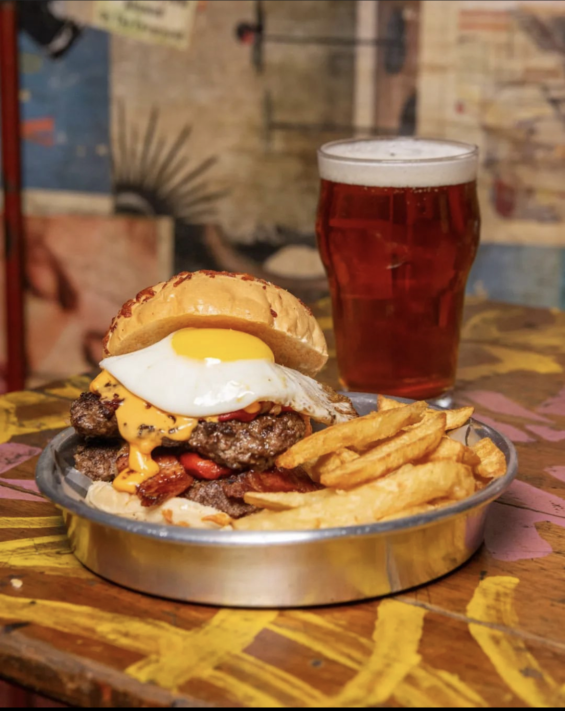 Hamburguesas y parrilla